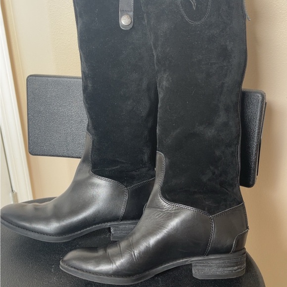 Sam Edelman Black suede leather riding boots women’s size 6.5 . - Picture 5 of 5